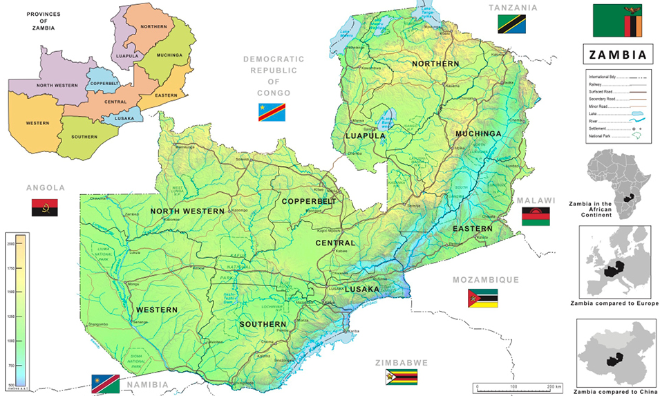 zambia map 2